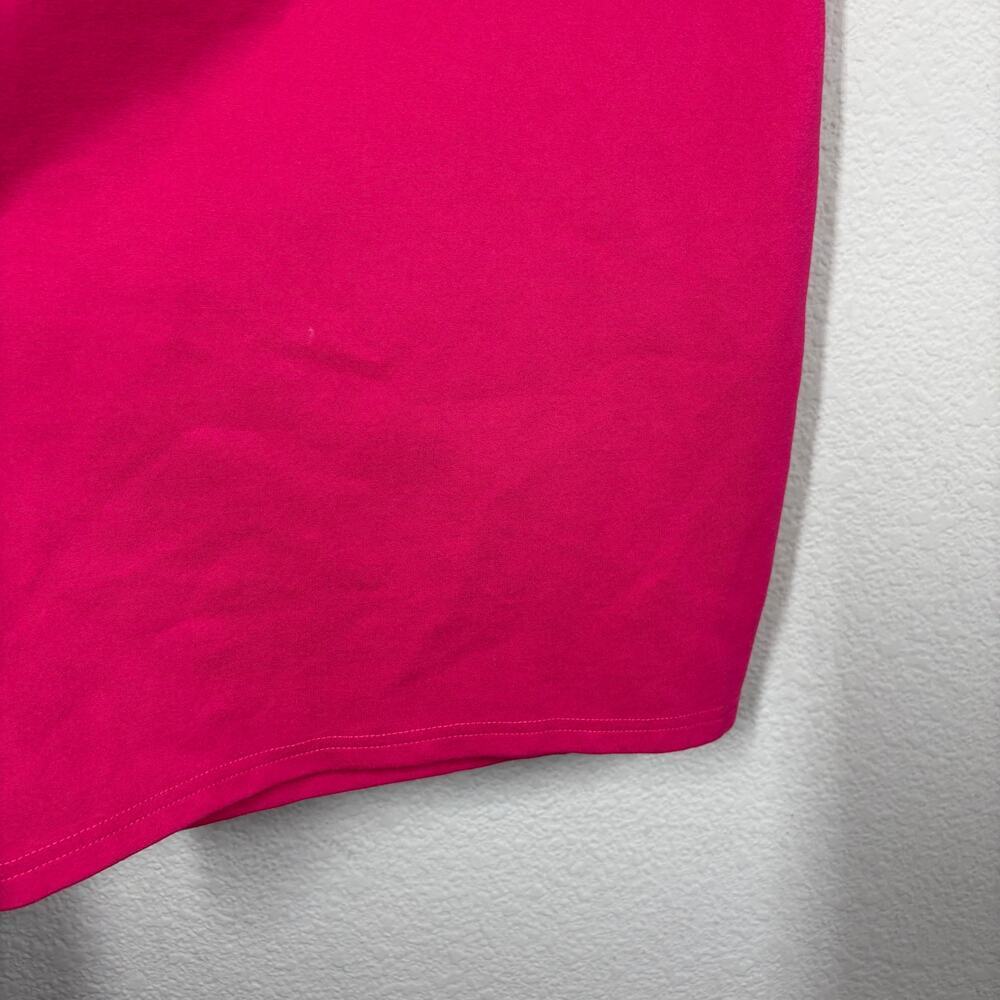 Superdown Size Medium Nava Asymmetrical Mini Dress Pink One Shoulder Sleeveless - Picture 5 of 8